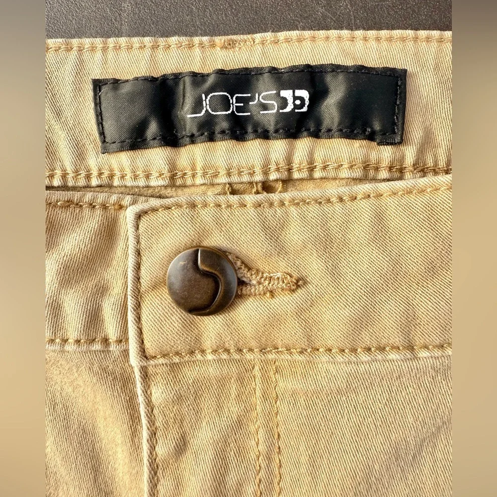 JOE’S JEANS Boys Size 20 Straight Leg Tan Khaki Zip Fly 5 Pocket Jeans - Picture 7 of 13